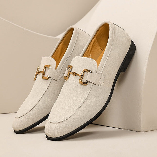 Hayes suede loafers - Beige