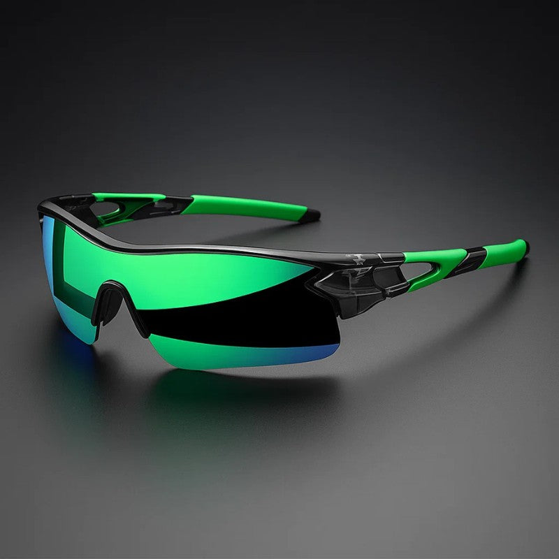 Hayes polarized sport sunglasses - Emerald Gray