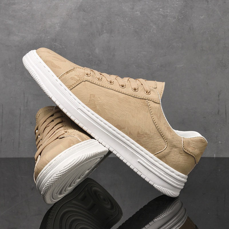 Hayes leather low top sneakers - detail