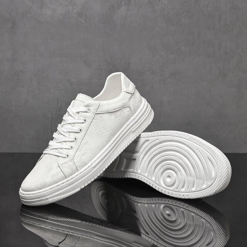 Hayes leather low top sneakers - detail
