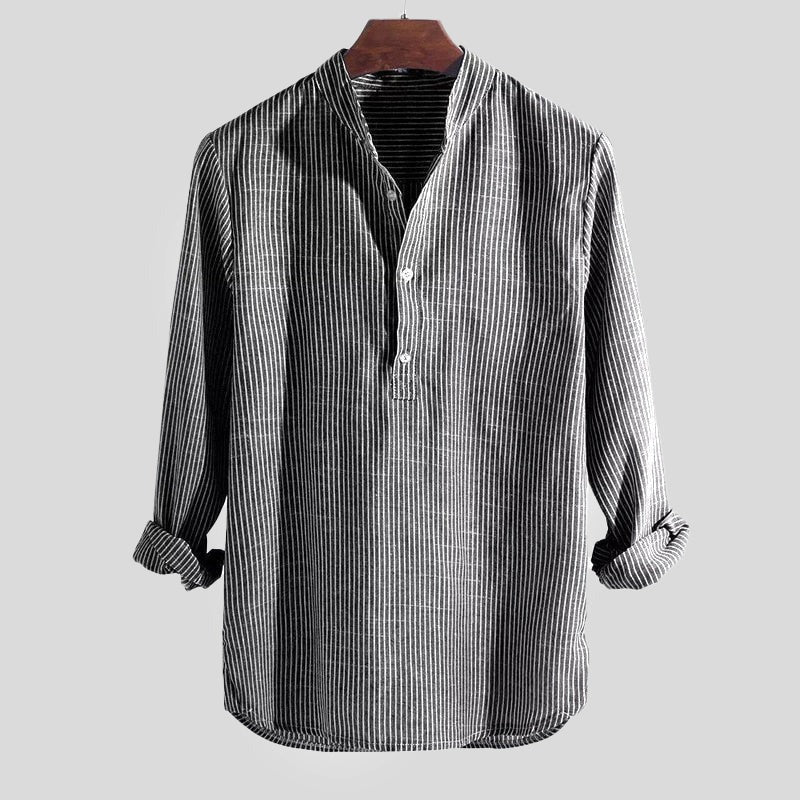 Hayes Henley Shirt - Black
