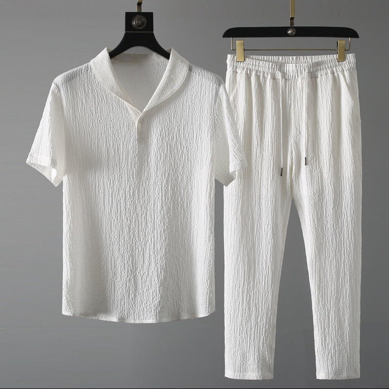 Hayes linen set - White