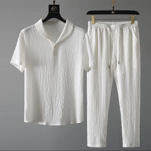 Hayes linen set - White