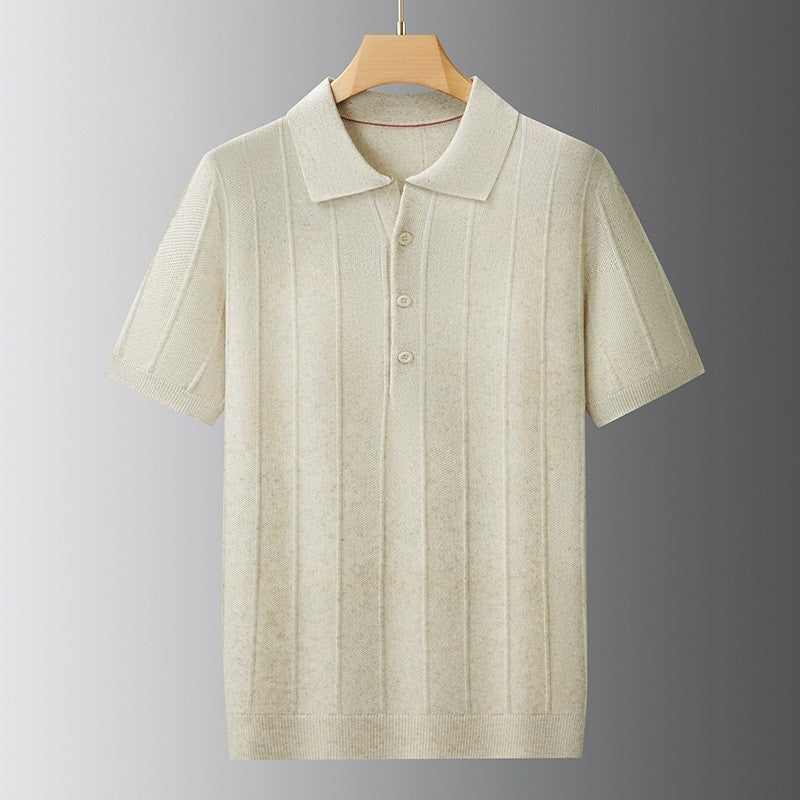 Hayes knit polo shirt - Beige