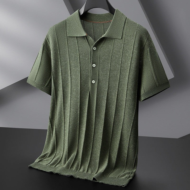 Hayes knit polo shirt - Green