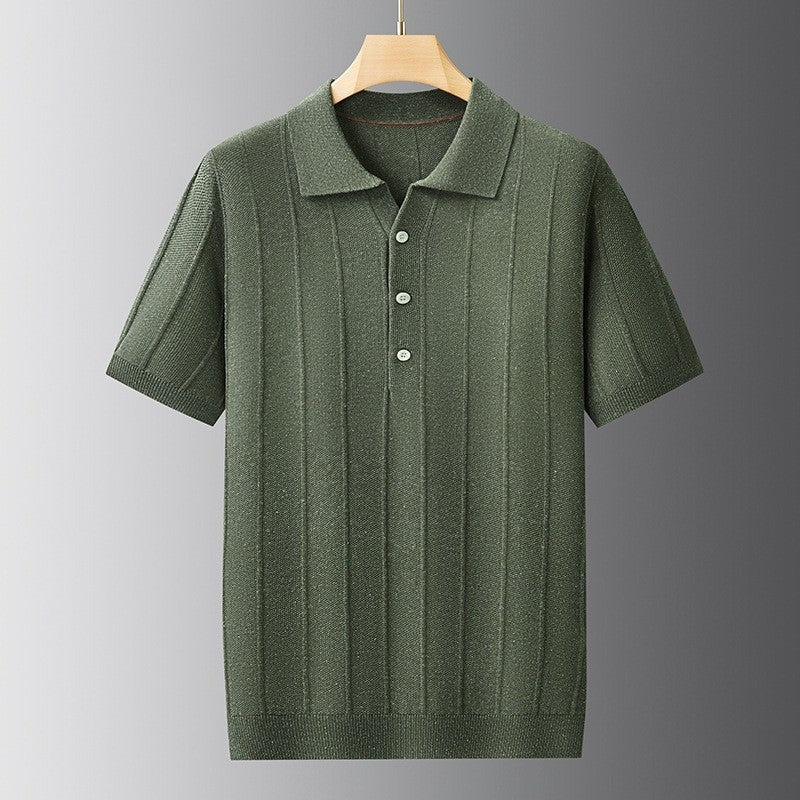 Hayes knit polo shirt - Green