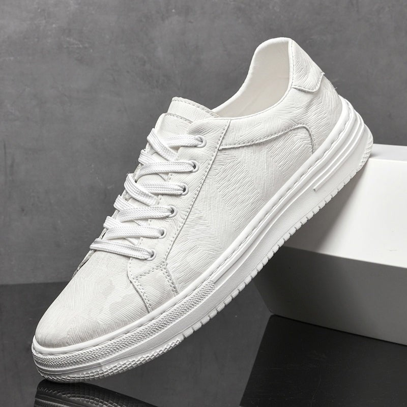 Hayes leather low top sneakers - White