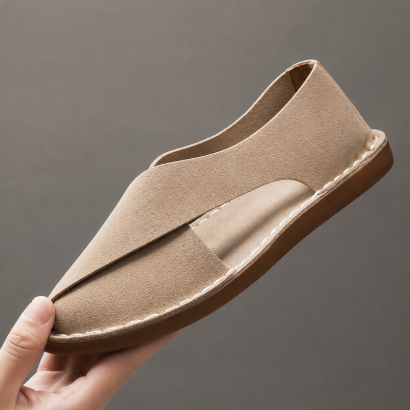 Hayes Suede Sandals - Sand