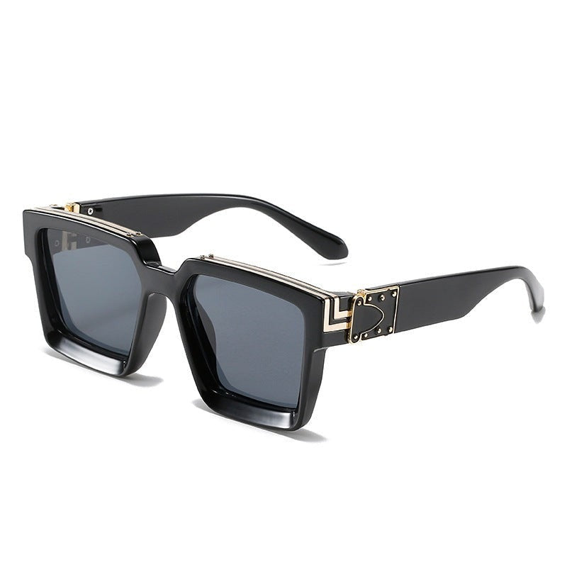 Hayes square retro sunglasses - detail