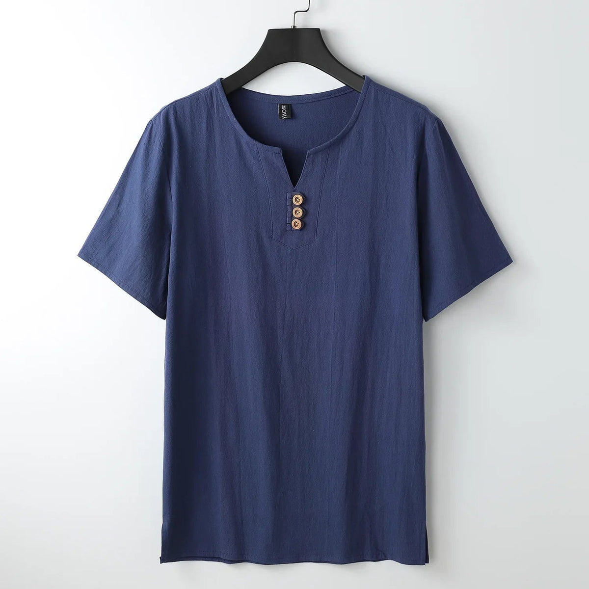Henry Linen Shirt - Blue