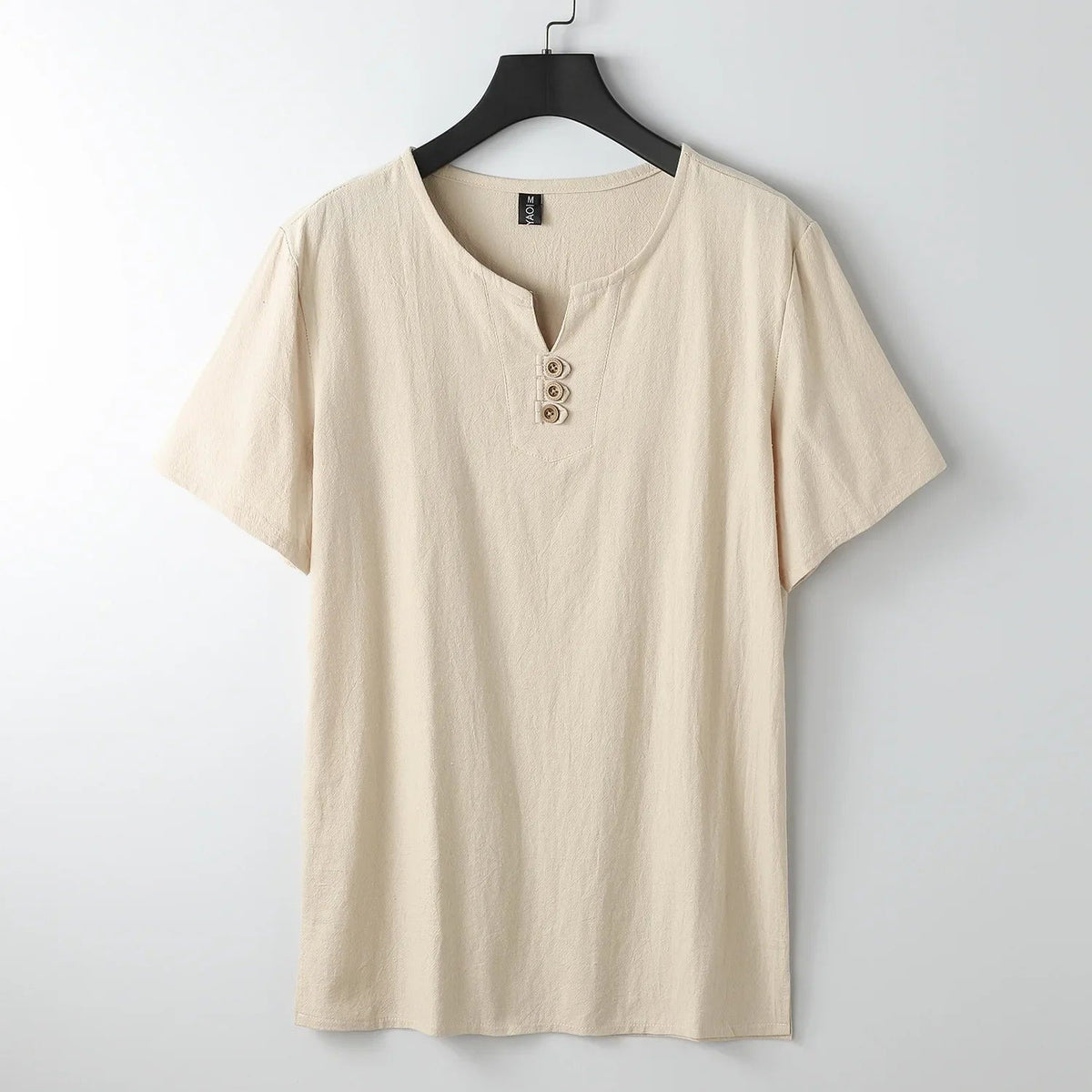 Henry Linen Shirt - Khaki
