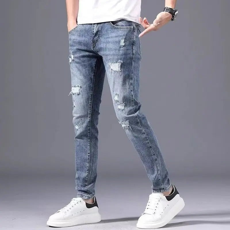 Hunter ripped jeans - Blue detail