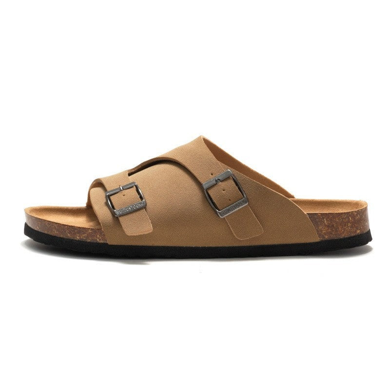 Hunter cork sandals - Camel