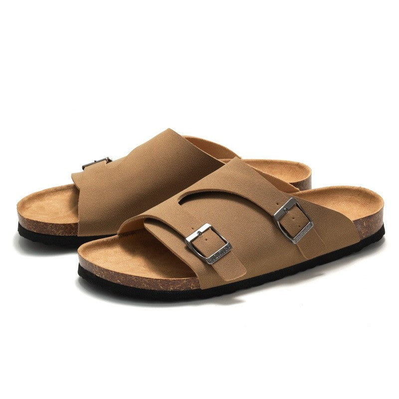 Hunter cork sandals - Camel