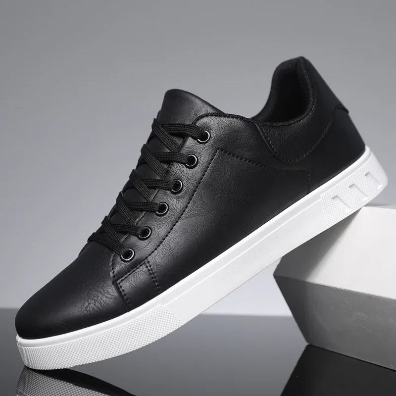 Jack leather low top casual sneakers - Black