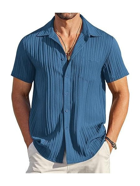 Jackson button up shirt - Dark Blue