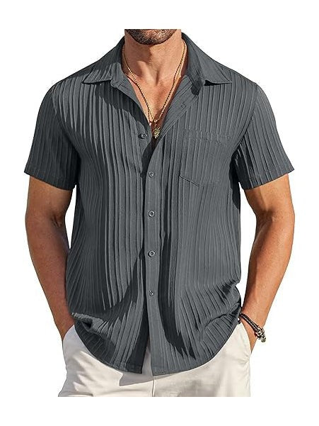 Jackson button up shirt - Dark Gray
