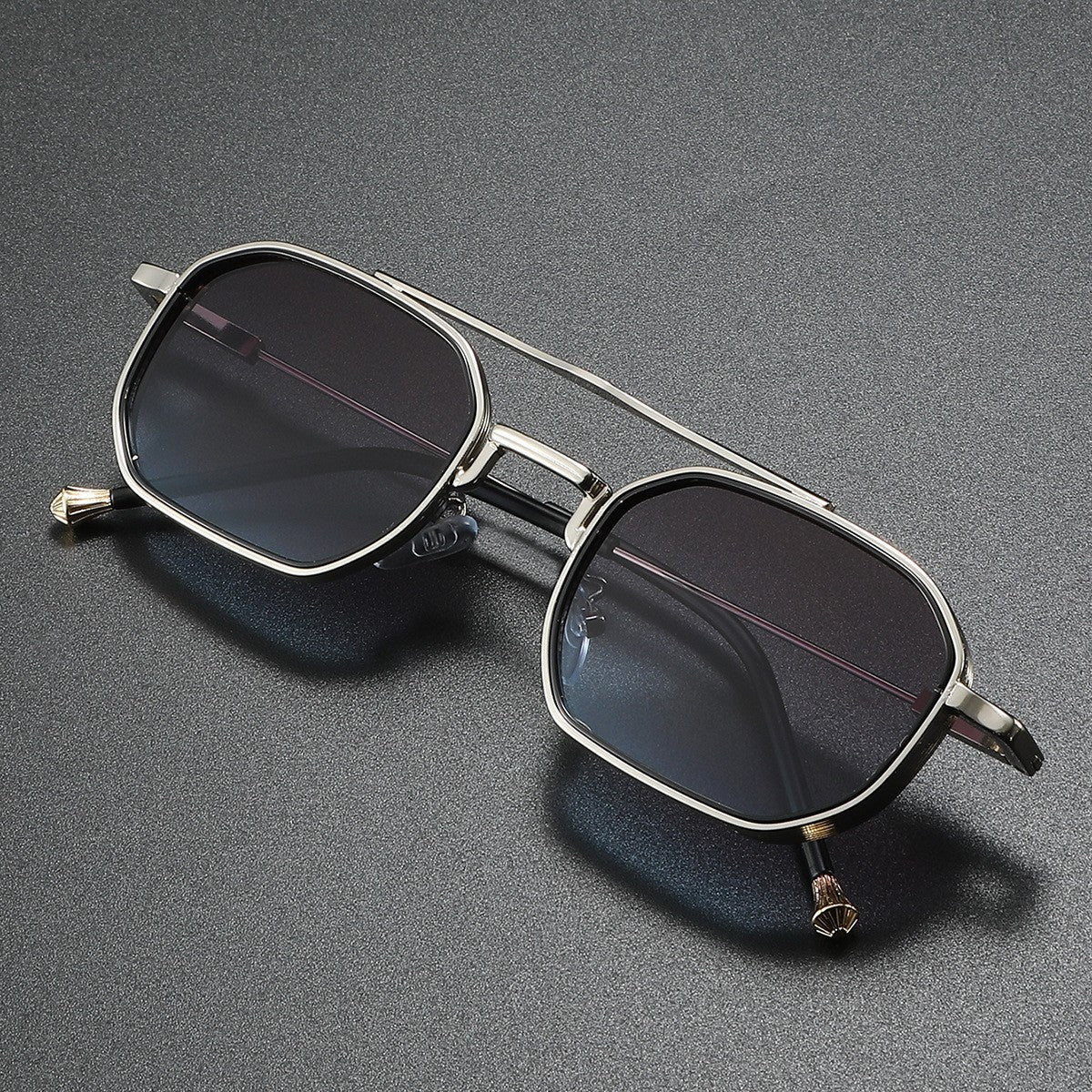 James aviator sunglasses - folded detail