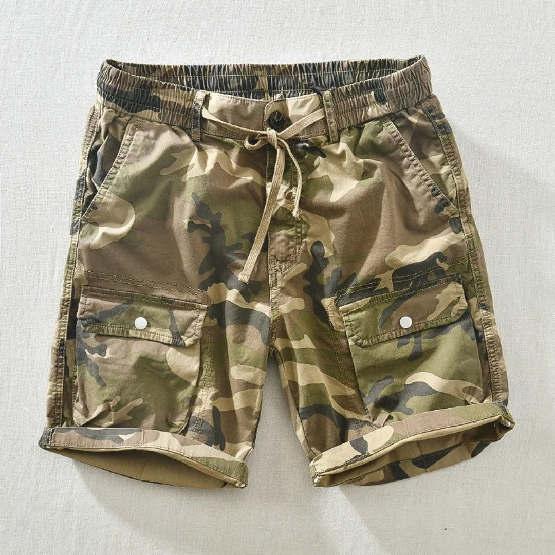 James camo cargo shorts - Desert Camo