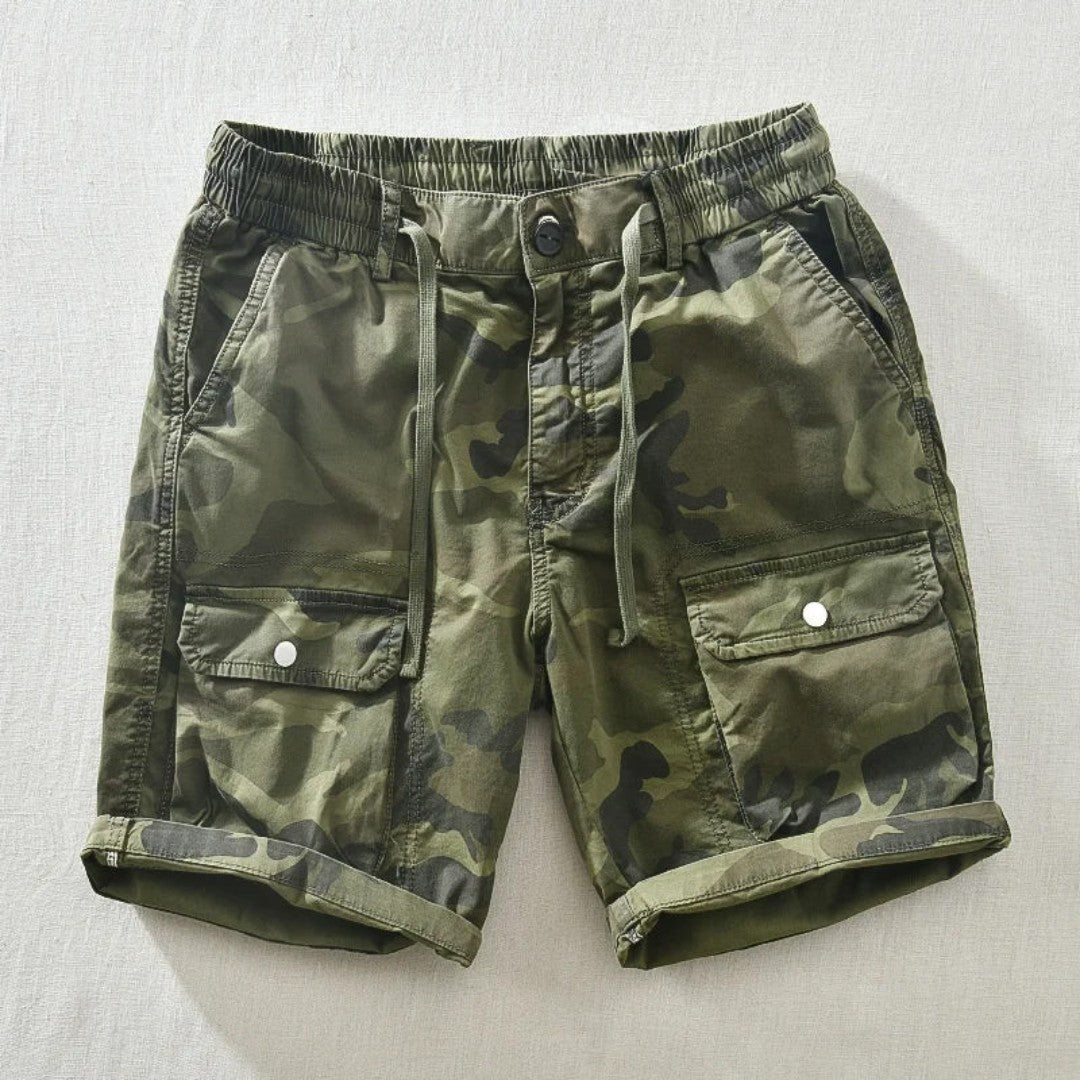 James camo cargo shorts - Forest Camo