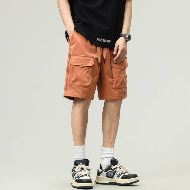 James cargo shorts - Khaki detail