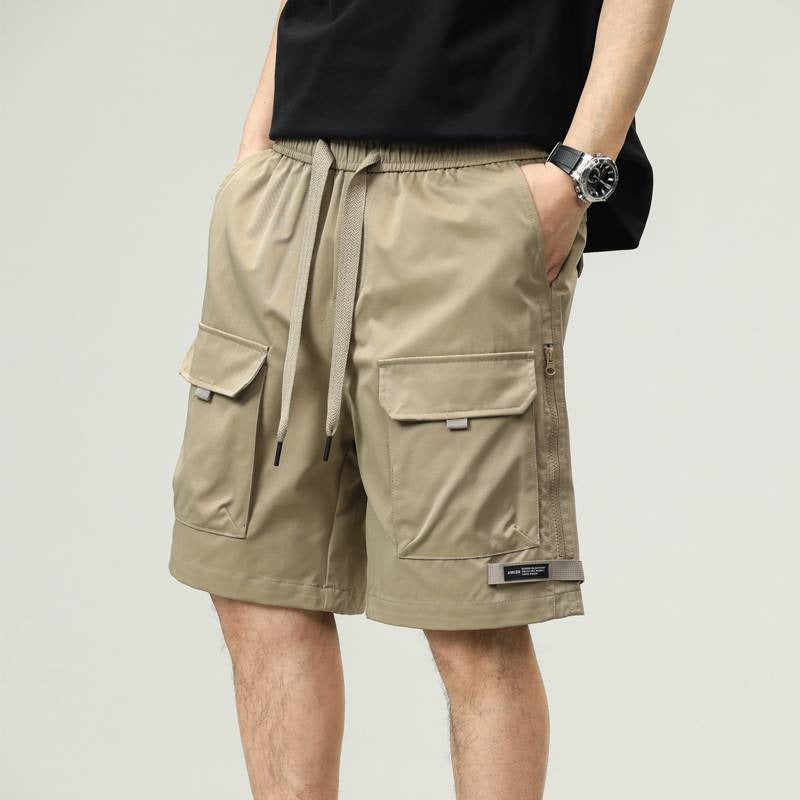 James cargo shorts - Khaki detail
