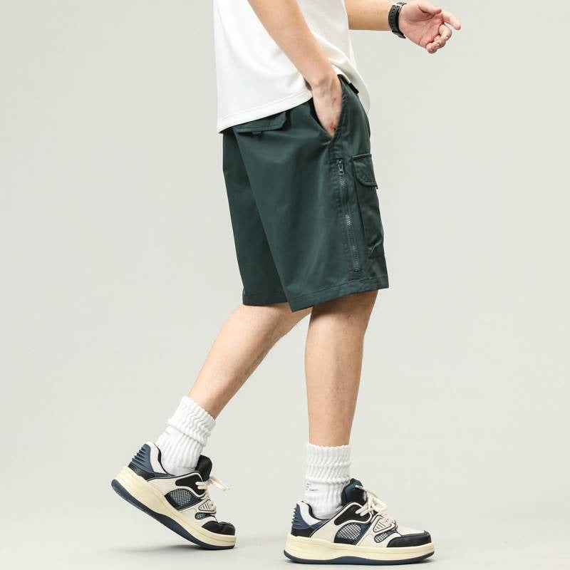 James cargo shorts - Khaki detail