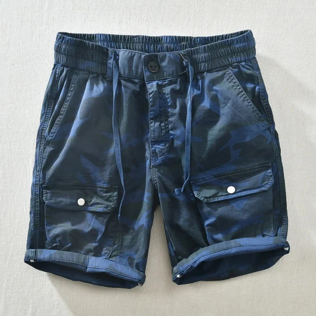 James camo cargo shorts - Midnight Camo