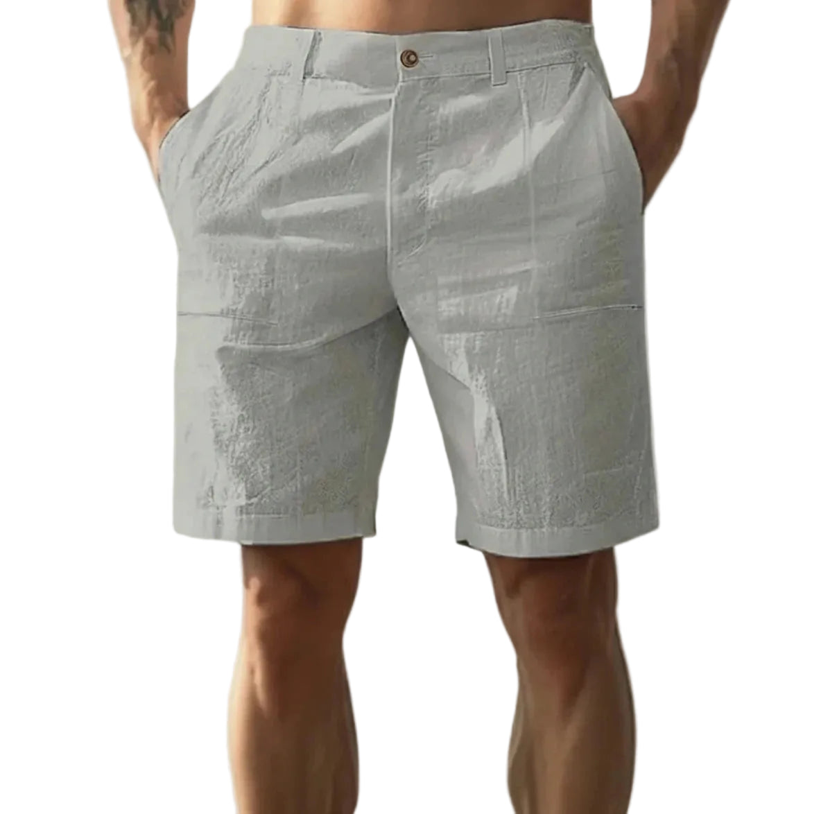 James chino shorts - Gray