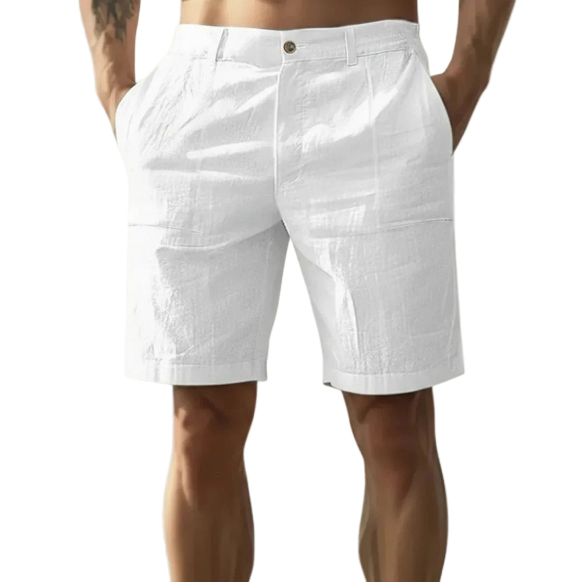James chino shorts - White