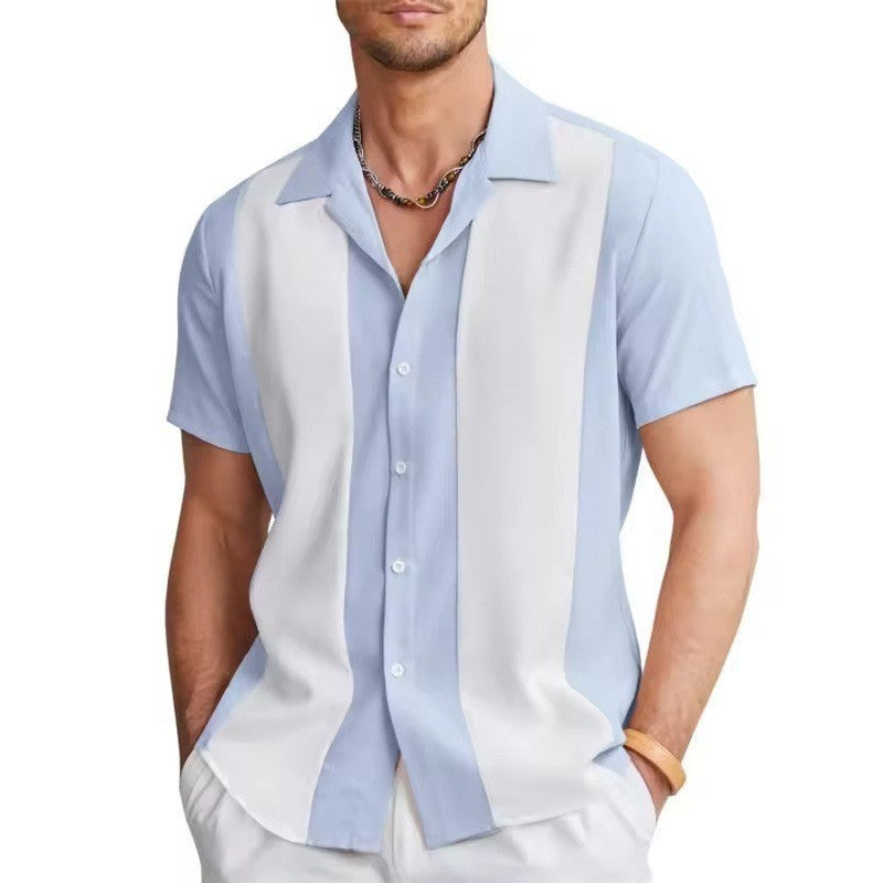 James camp shirt - Light Blue