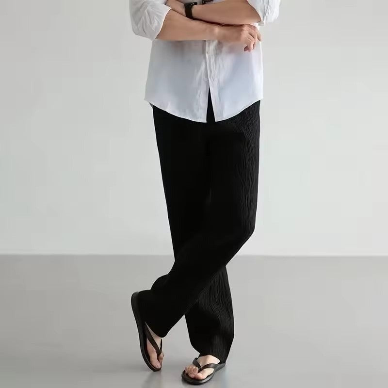 James linen pants - Black