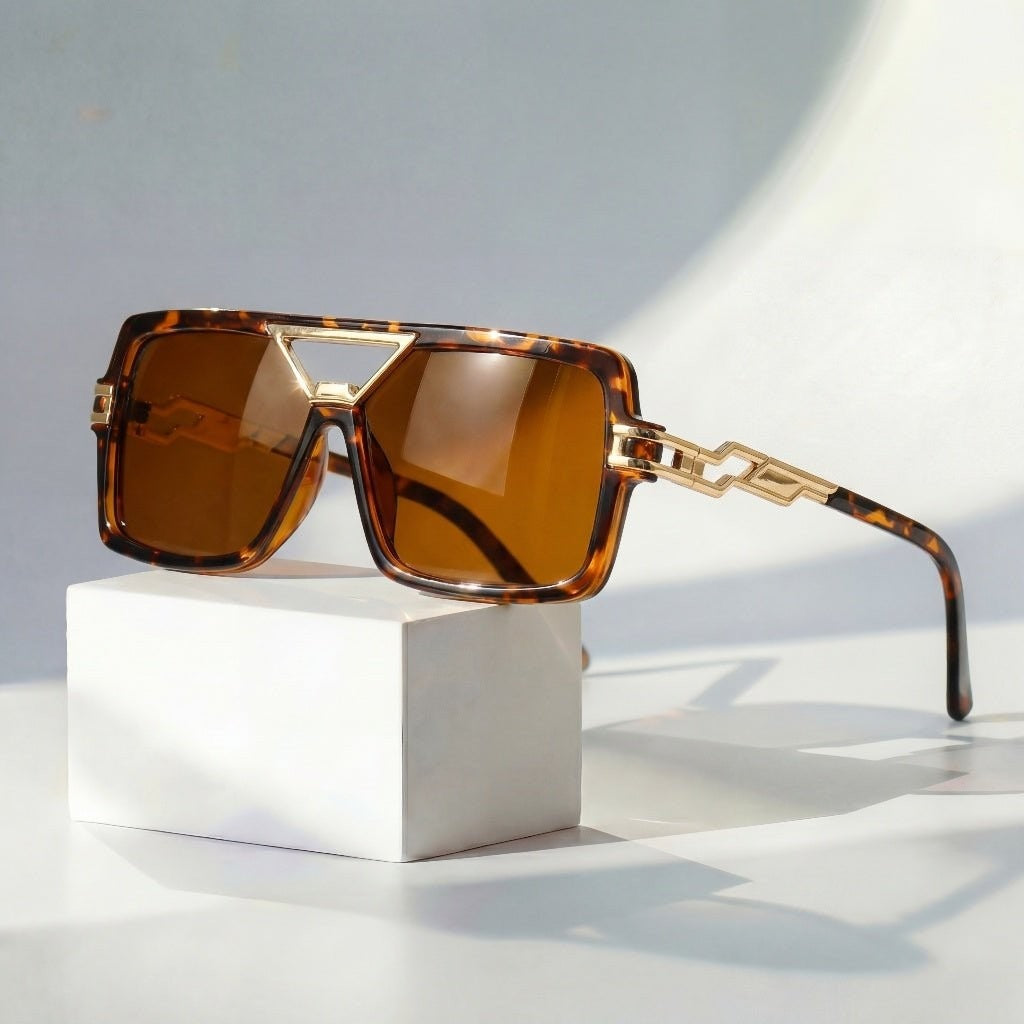 James square sunglasses - Brown