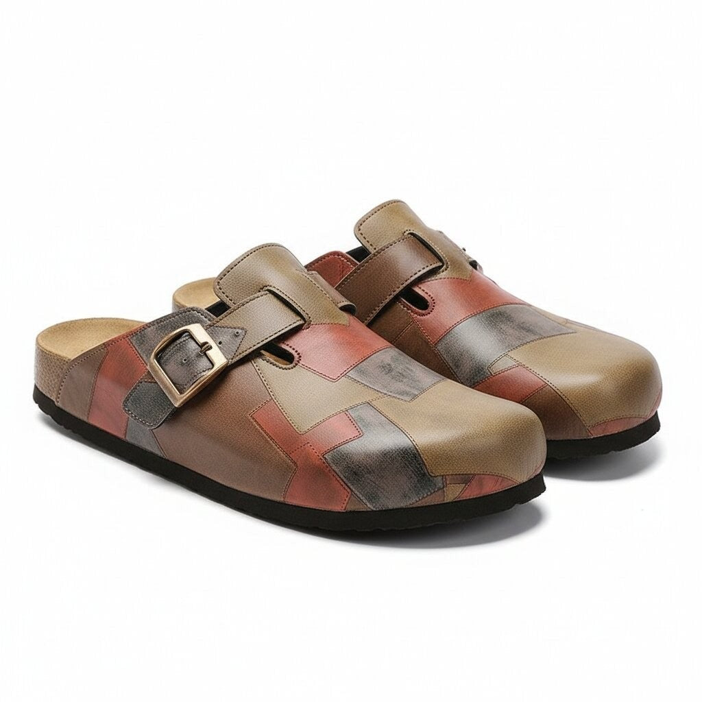 Jonah leather clogs - Brown