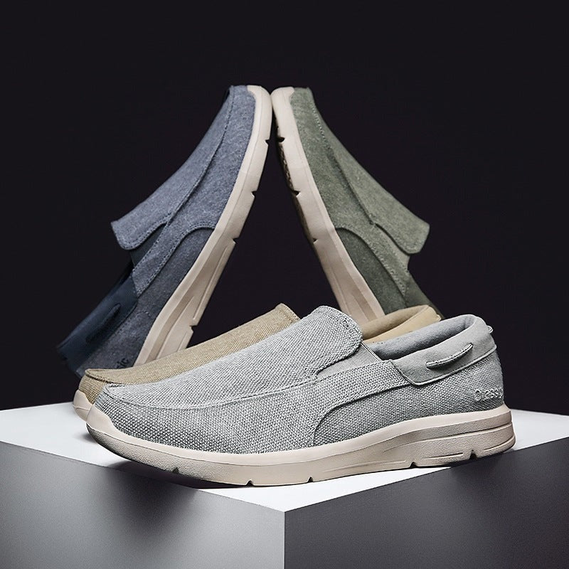 Jonah canvas slip on shoes - detail