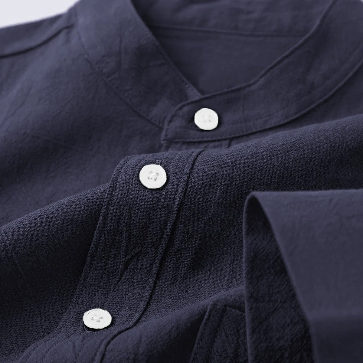 Jonah linen shirt - detail
