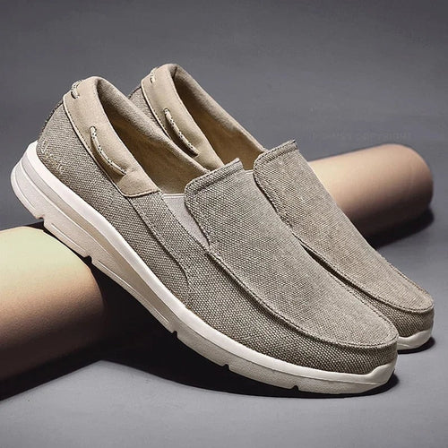 Jonah canvas slip on shoes - Khaki