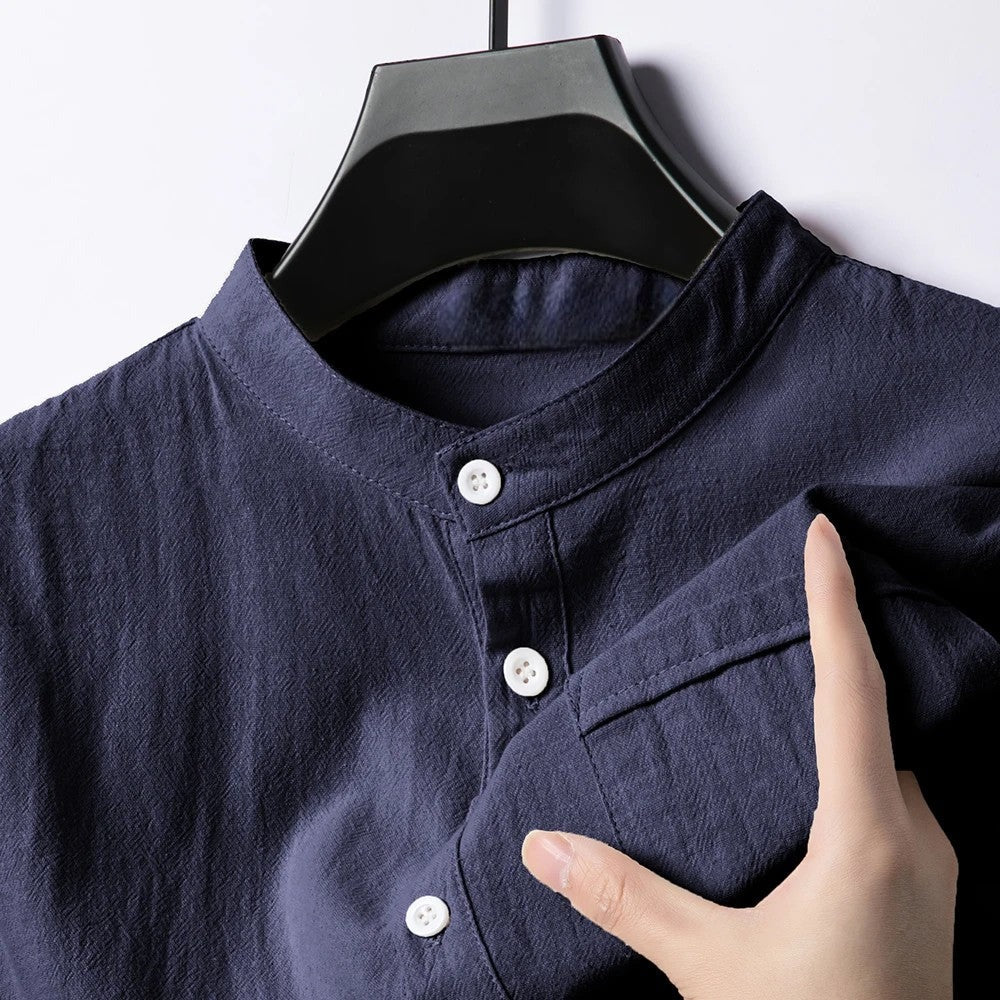 Jonah linen shirt - Navy