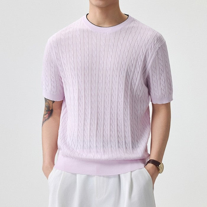 Jonah knit shirt - Purple