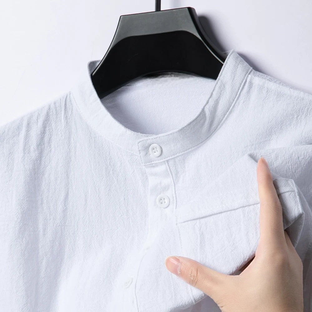 Jonah linen shirt - White