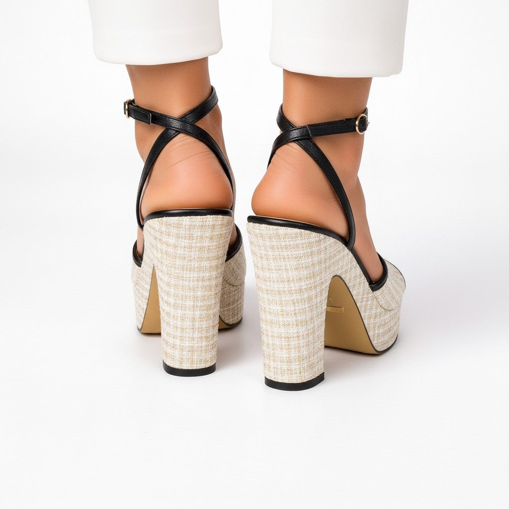 Juliet platform heels - Black