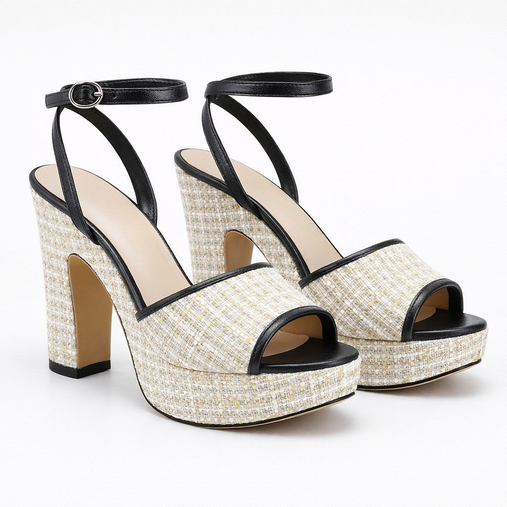 Juliet platform heels - Black