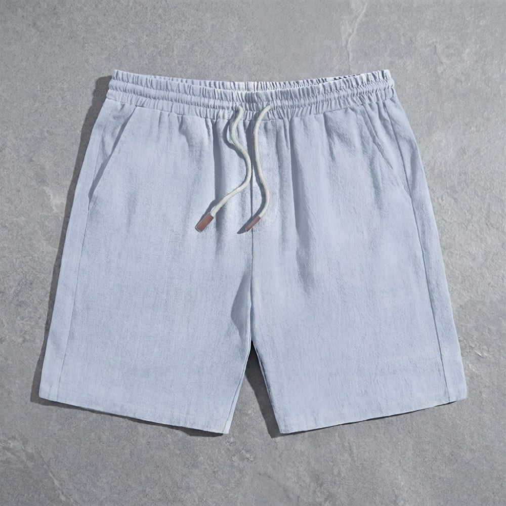 Kai linen shorts - Blue