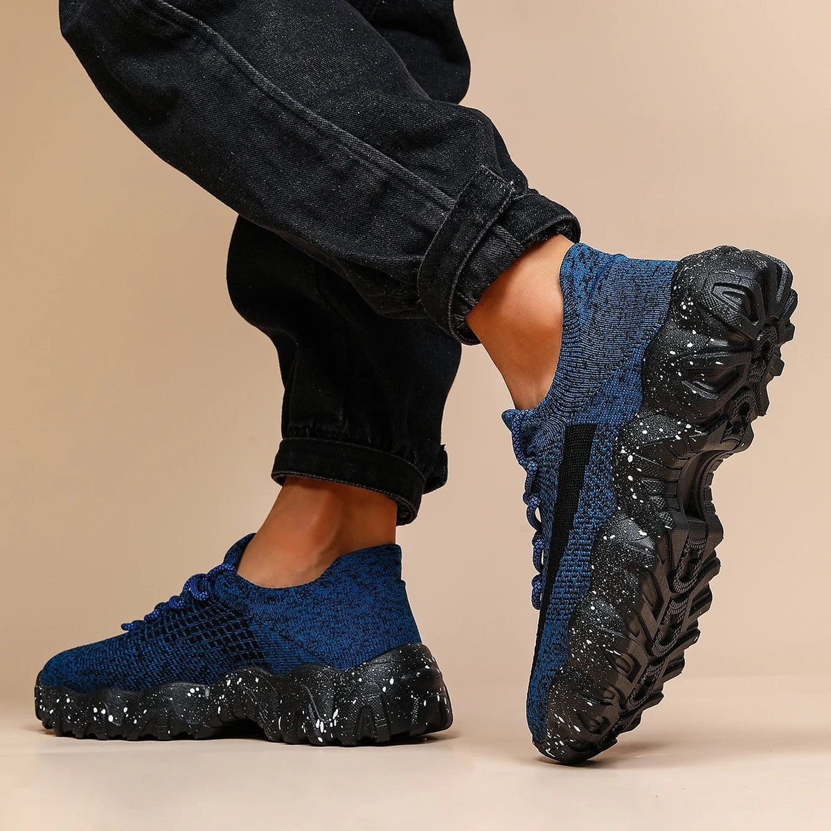 Kai knit sneakers - Blue