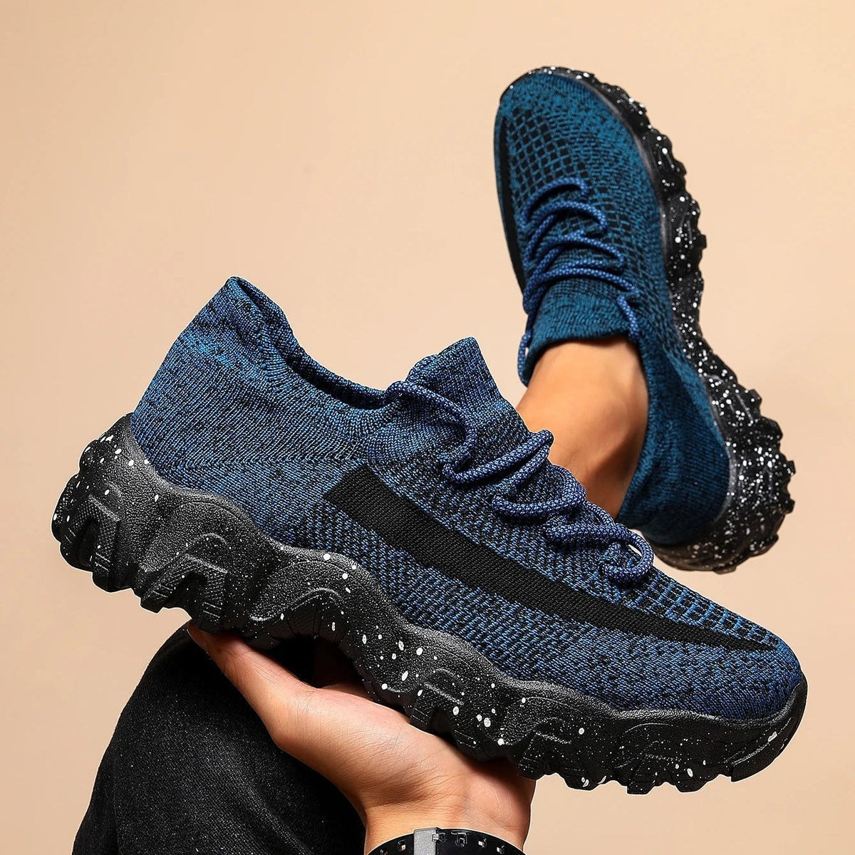 Kai knit sneakers - Blue