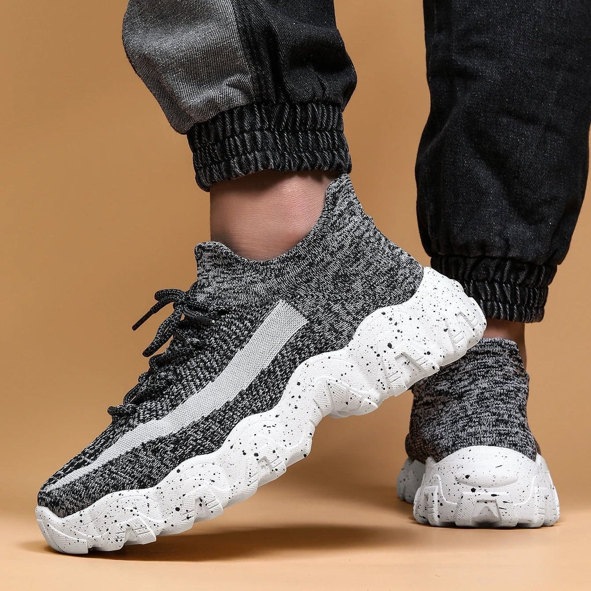 Kai knit sneakers - Gray