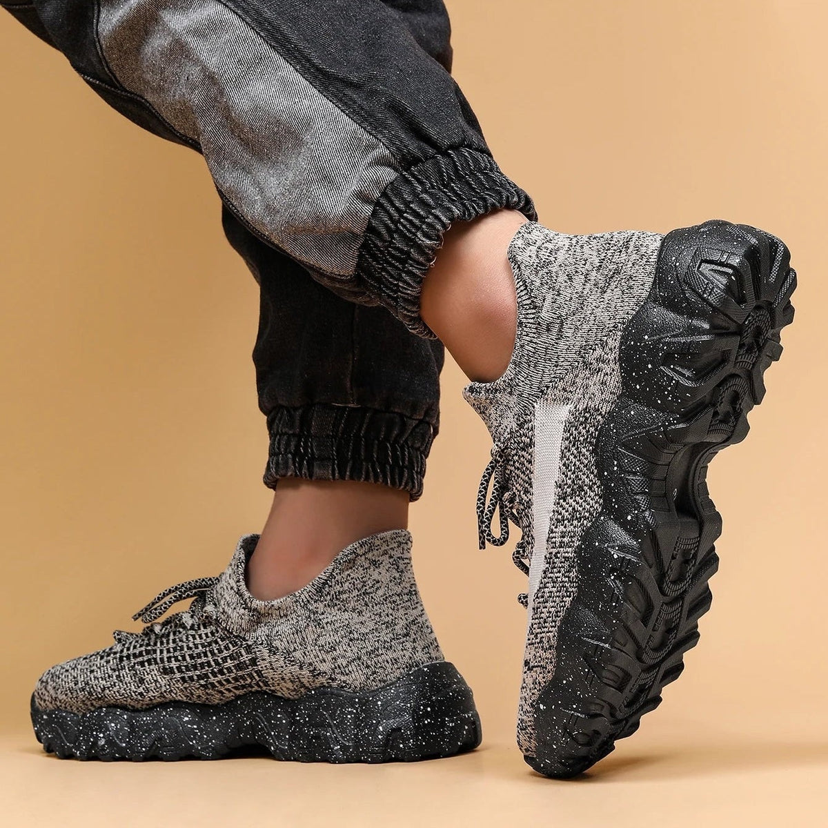 Kai knit sneakers - Khaki