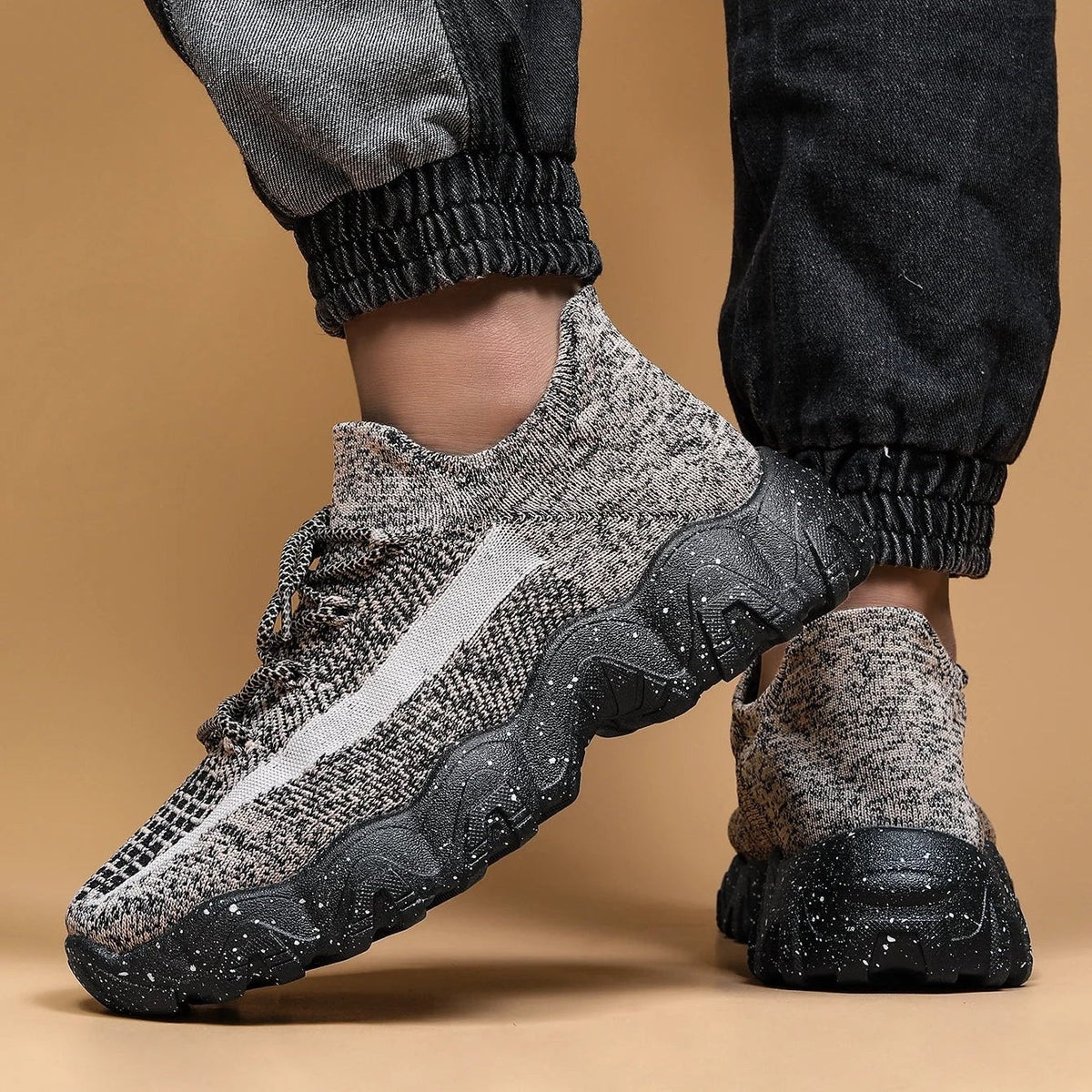 Kai knit sneakers - Khaki