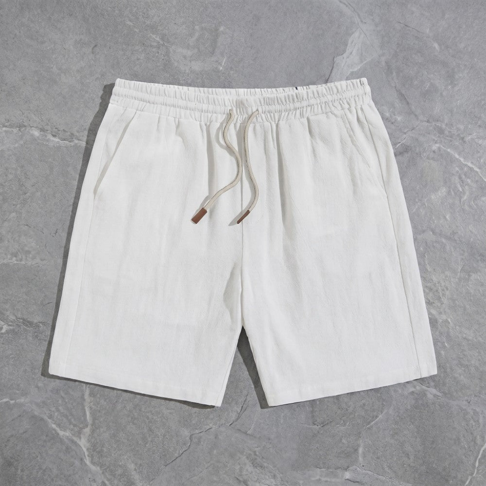 Kai linen shorts - White