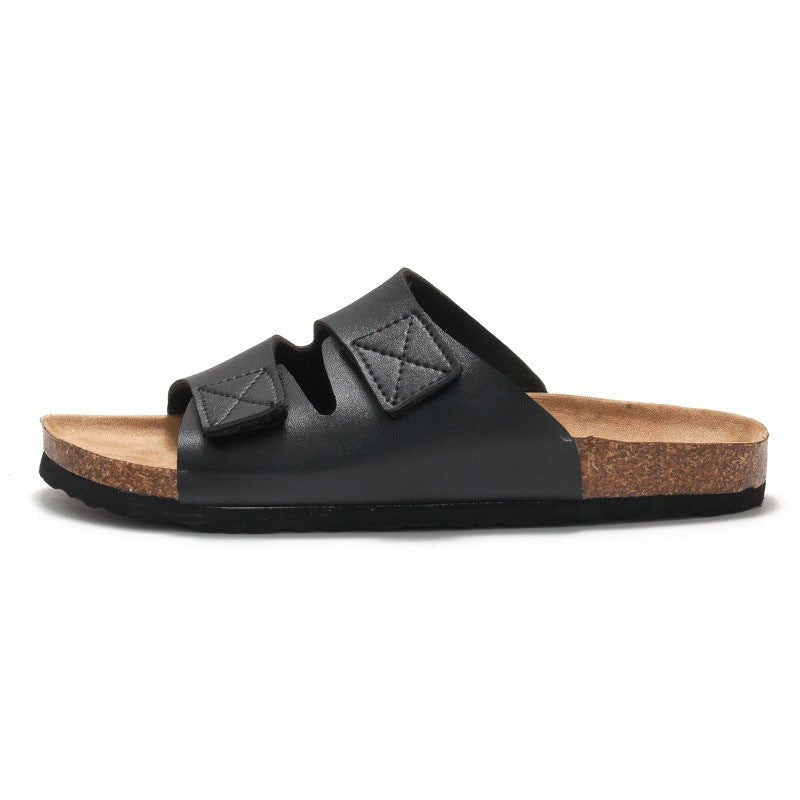 Kane cork sandals - Black